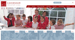 Desktop Screenshot of cavershamschool.com